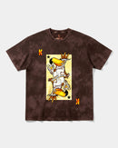 Camiseta King S Cocktail Big Front Oversize Acid Marron