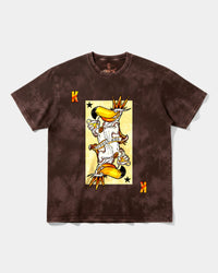 Camiseta King S Cocktail Big Front Oversize Acid Marron