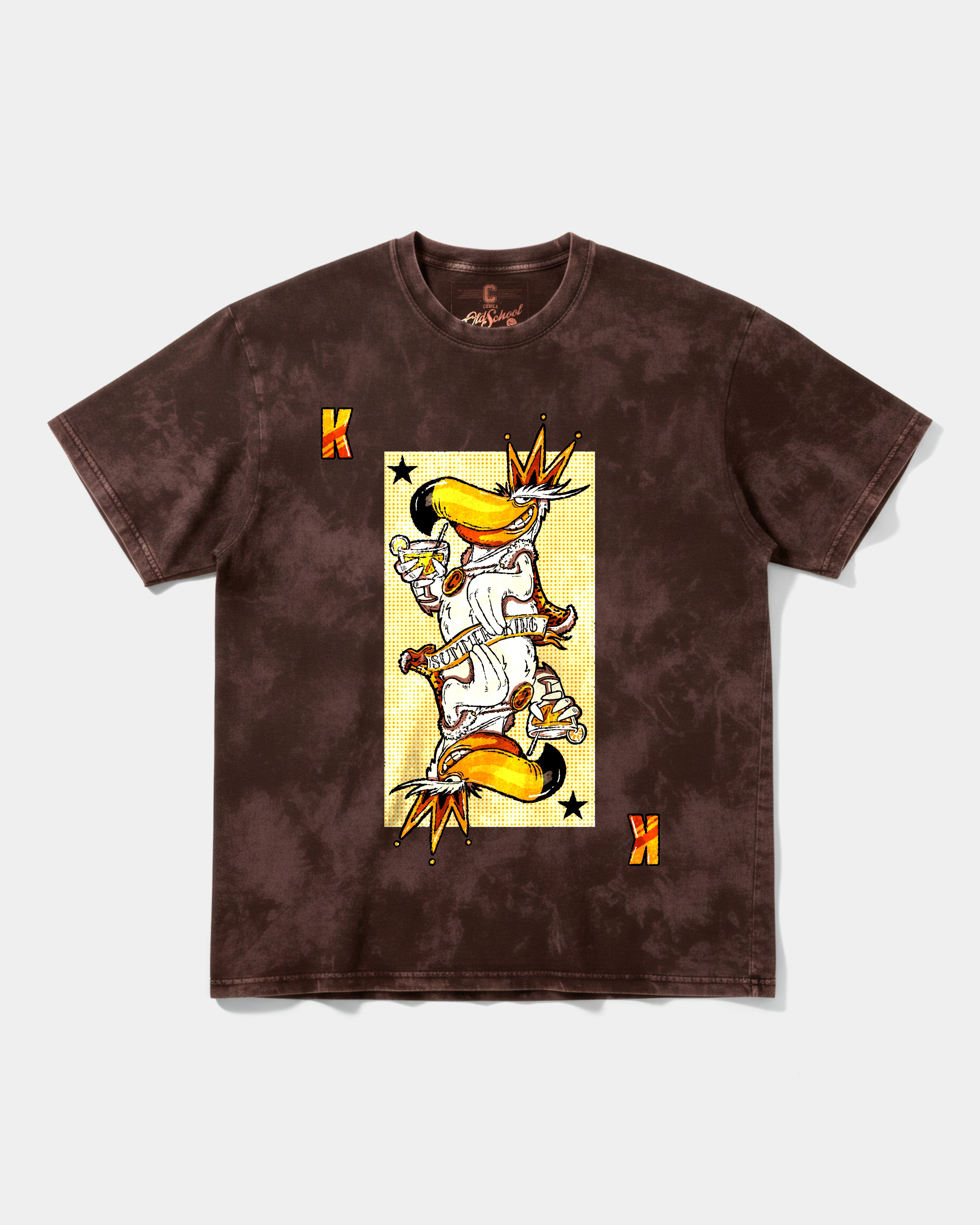 Camiseta King's Cocktail Big Front Oversize Acid