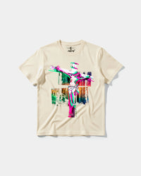 Camiseta Cristo Big Front Regular Basic Beige