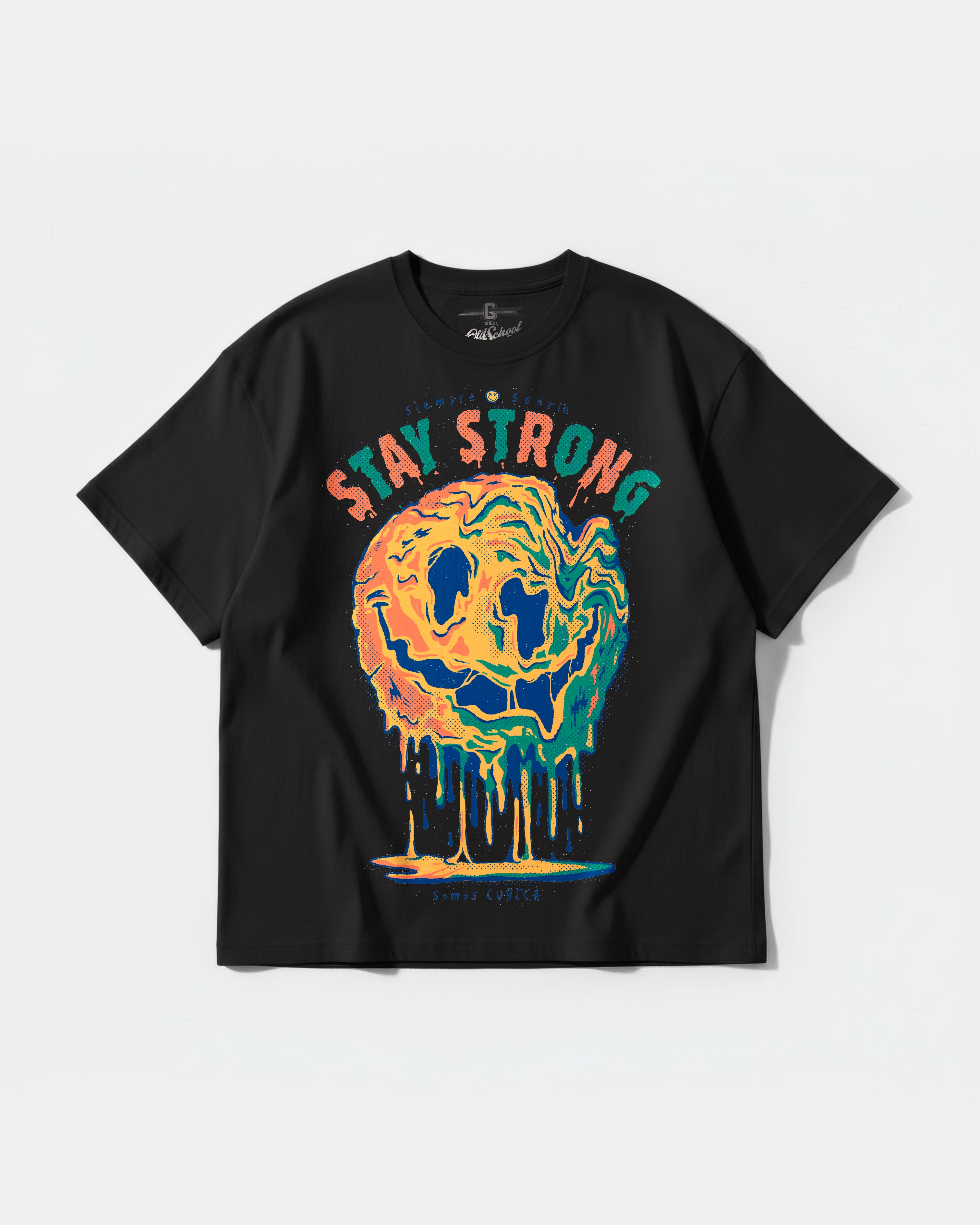 Camiseta Stay Strong Big Front Oversize Basic