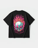 Camiseta Rise In Hell Pocket Front Oversize Basic Negro
