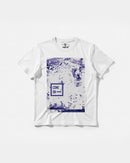 Camiseta Come Con Big Front Regular Basic Blanco