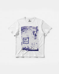 Camiseta Come Con Big Front Regular Basic Blanco
