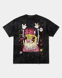Camiseta The Surfer Beat Big Back Oversize Acid Negro