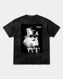 Camiseta Golden Night Big Back Oversize Acid Negro