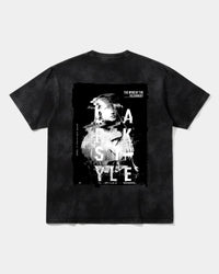 Camiseta Golden Night Big Back Oversize Acid Negro