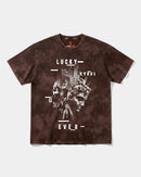 Camiseta Lucky Big Front Oversize Acid Marron