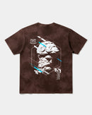 Camiseta Miguel Angel Big Back Oversize Acid Marron