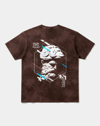 Camiseta Miguel Angel Big Back Oversize Acid Marron