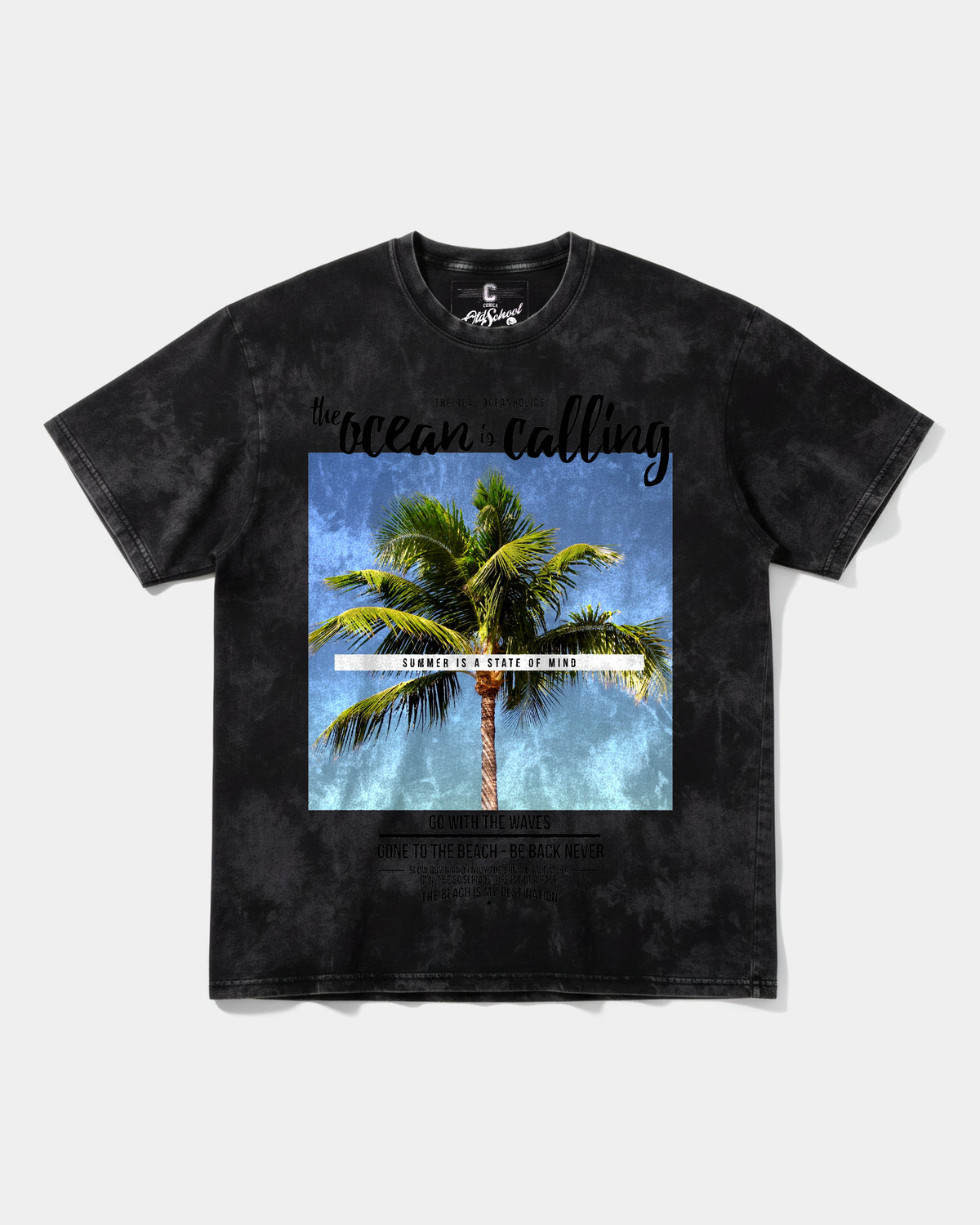 Camiseta Ocean Is Calling Big Front Oversize Acid