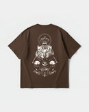Camiseta Forceful Big Back Oversize Basic Marron