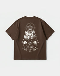 Camiseta Forceful Big Back Oversize Basic Marron