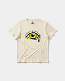 Camiseta Ojo Big Front Regular Basic Beige