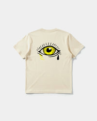 Camiseta Ojo Big Back Regular Basic Beige