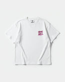 Camiseta Rise In Hell Pocket Front Oversize Basic Blanco