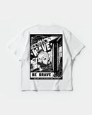 Camiseta Hero Of The Wave Big Back Oversize Basic Blanco