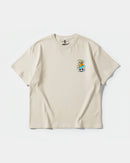 Camiseta Tio Sam White Big Front Oversize Basic Beige