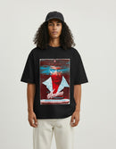 Modelo mide 1,83m y usa talla L