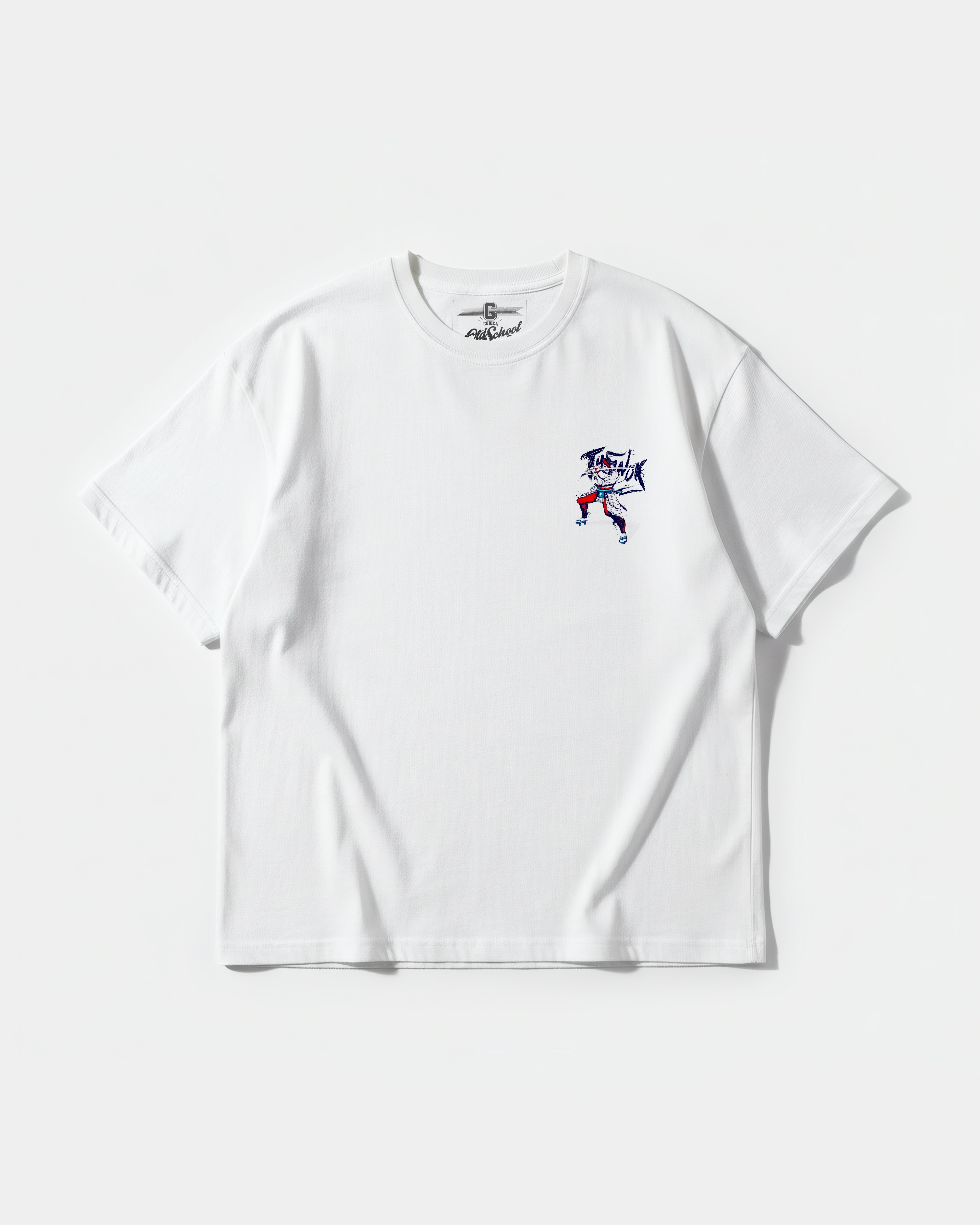 Samurai Pocket Front Oversize Basic T-shirt