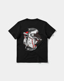 Camiseta Baseball Shark Big Back Regular Basic Negro