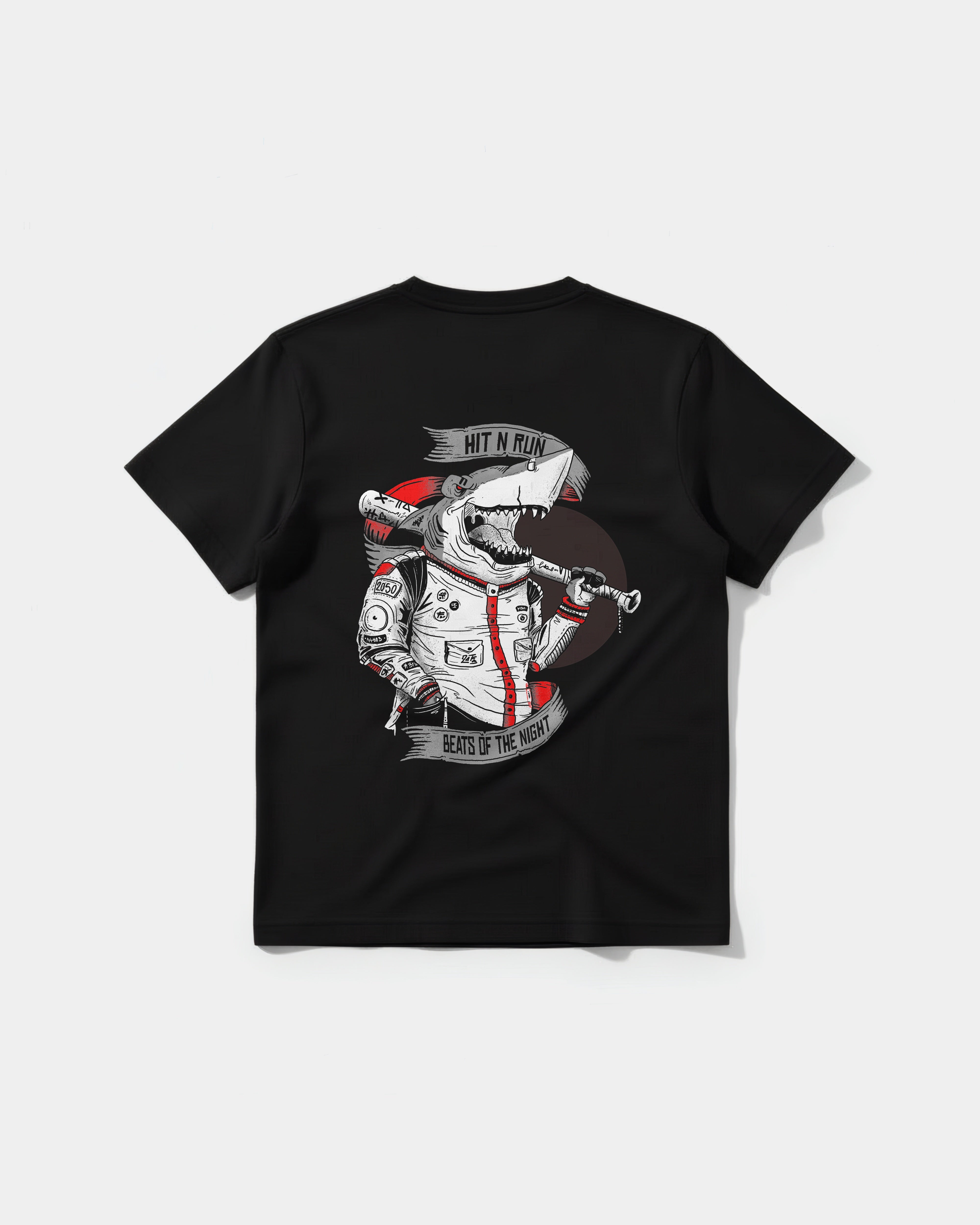 Camiseta Baseball Shark Big Back Regular Basic