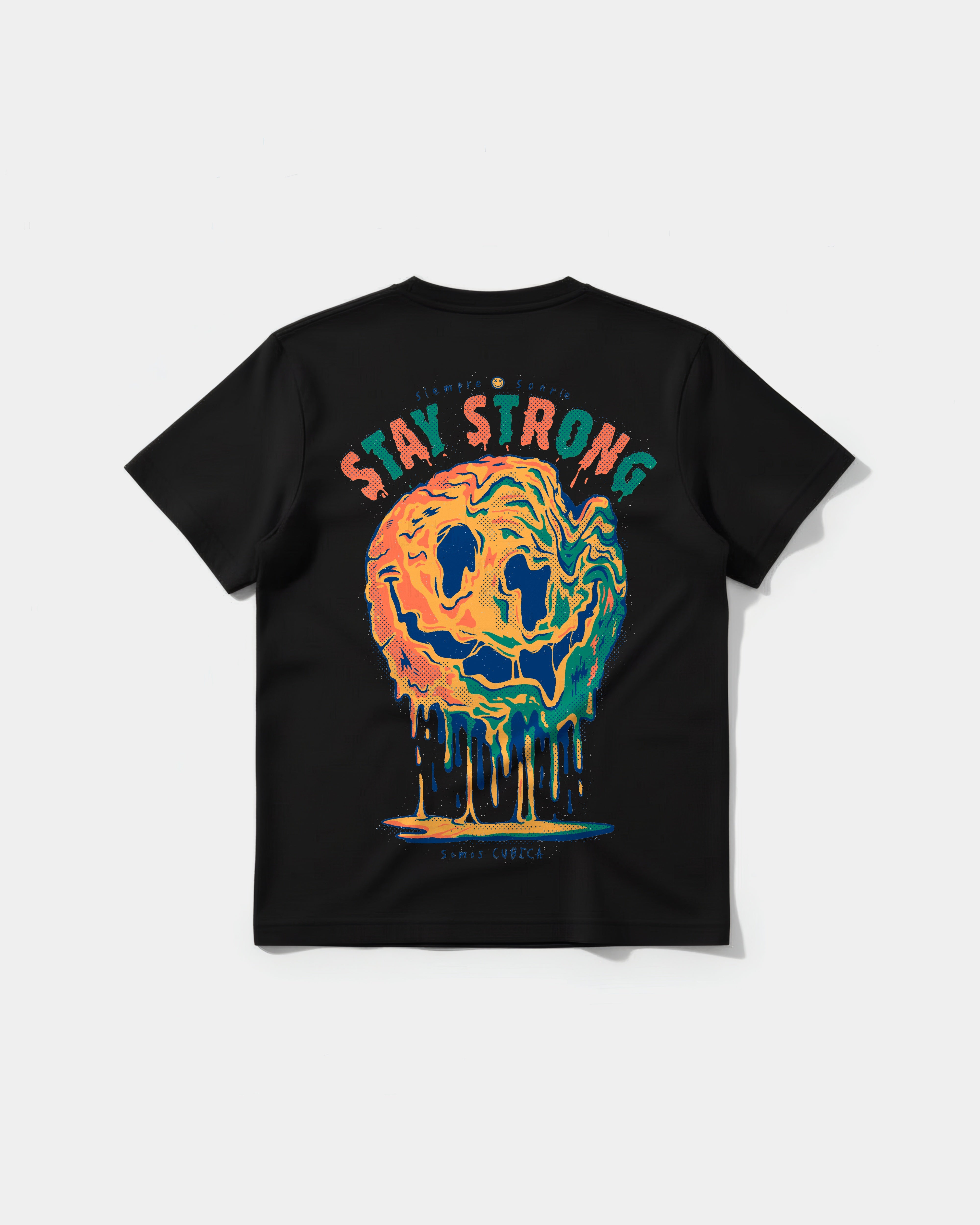 Camiseta Pocket Sonrie Espalda Strong Regular Basic