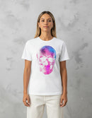 Modelo mide 1,63m y usa talla S