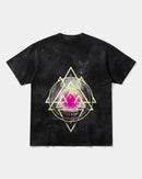 Camiseta Galatic Skull Big Back Oversize Acid Negro