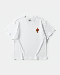 Camiseta Pizza Surf Pocket Front Oversize Basic Blanco