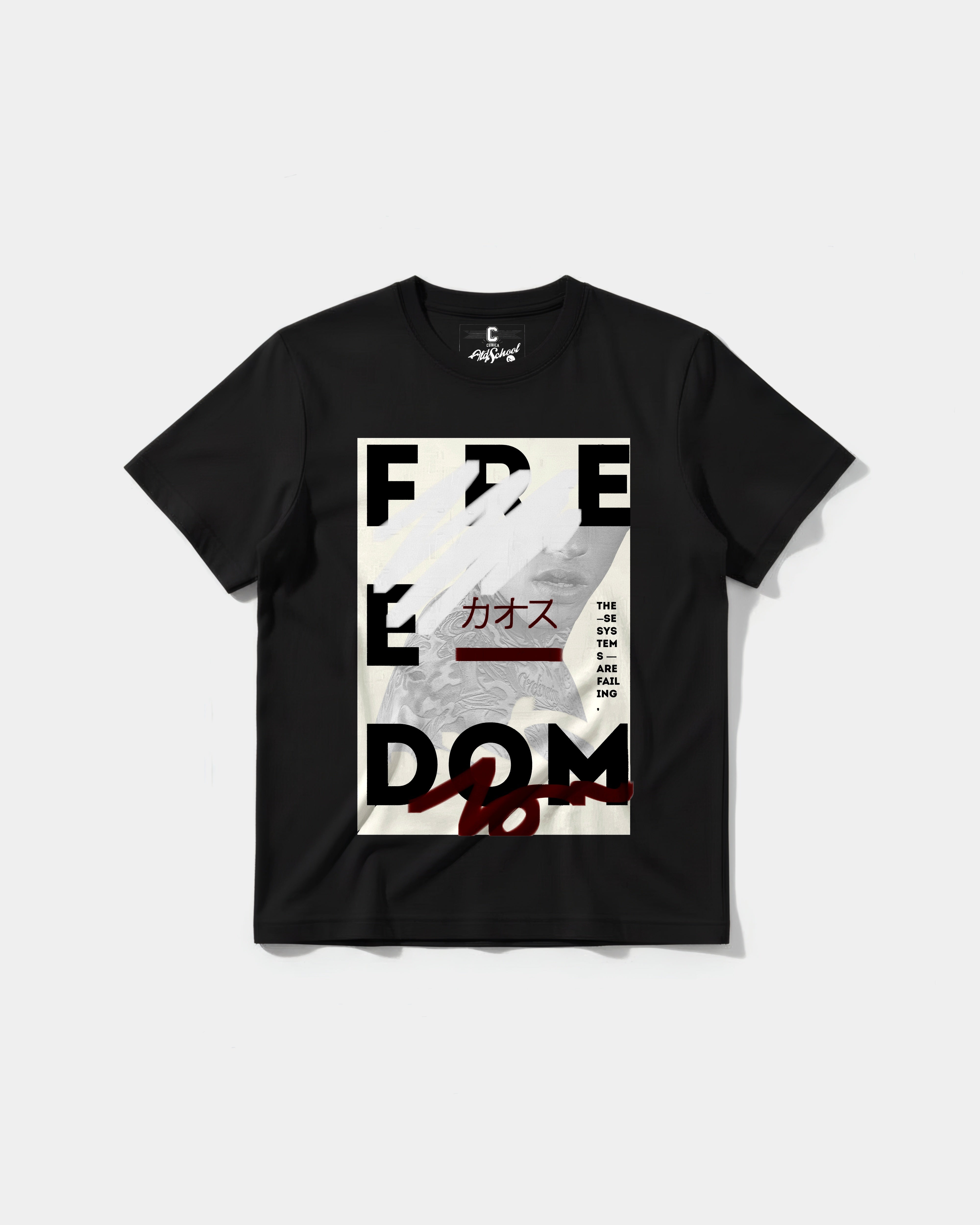 Camiseta Freedom Big Front Regular Basic