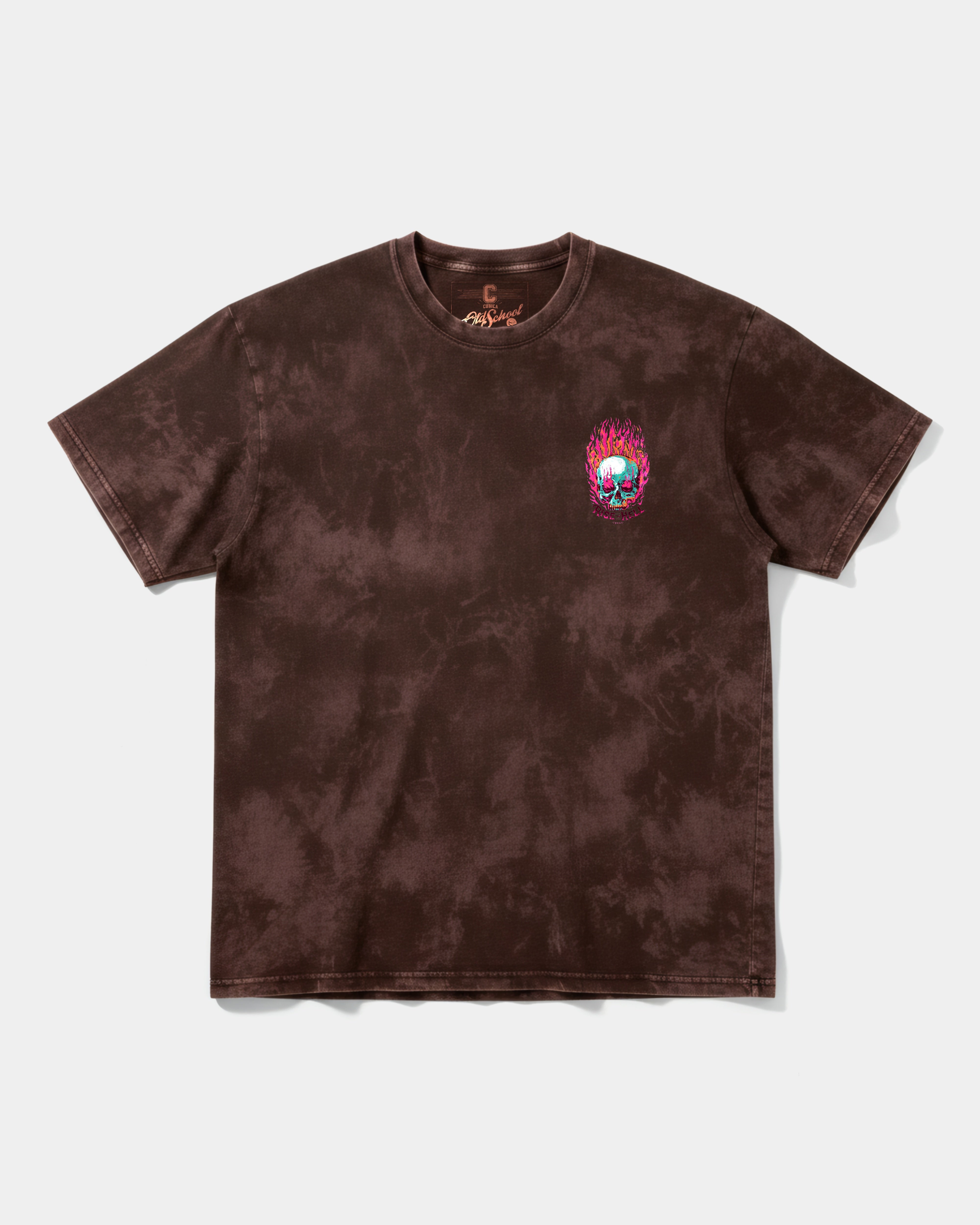 Camiseta Rise In Hell Big Pocket Oversize Acid