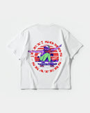 Camiseta Somos Skater Pocket Front Oversize Basic Blanco