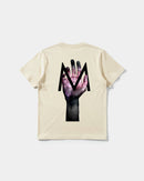 Camiseta Hands M Big Back Regular Basic Beige