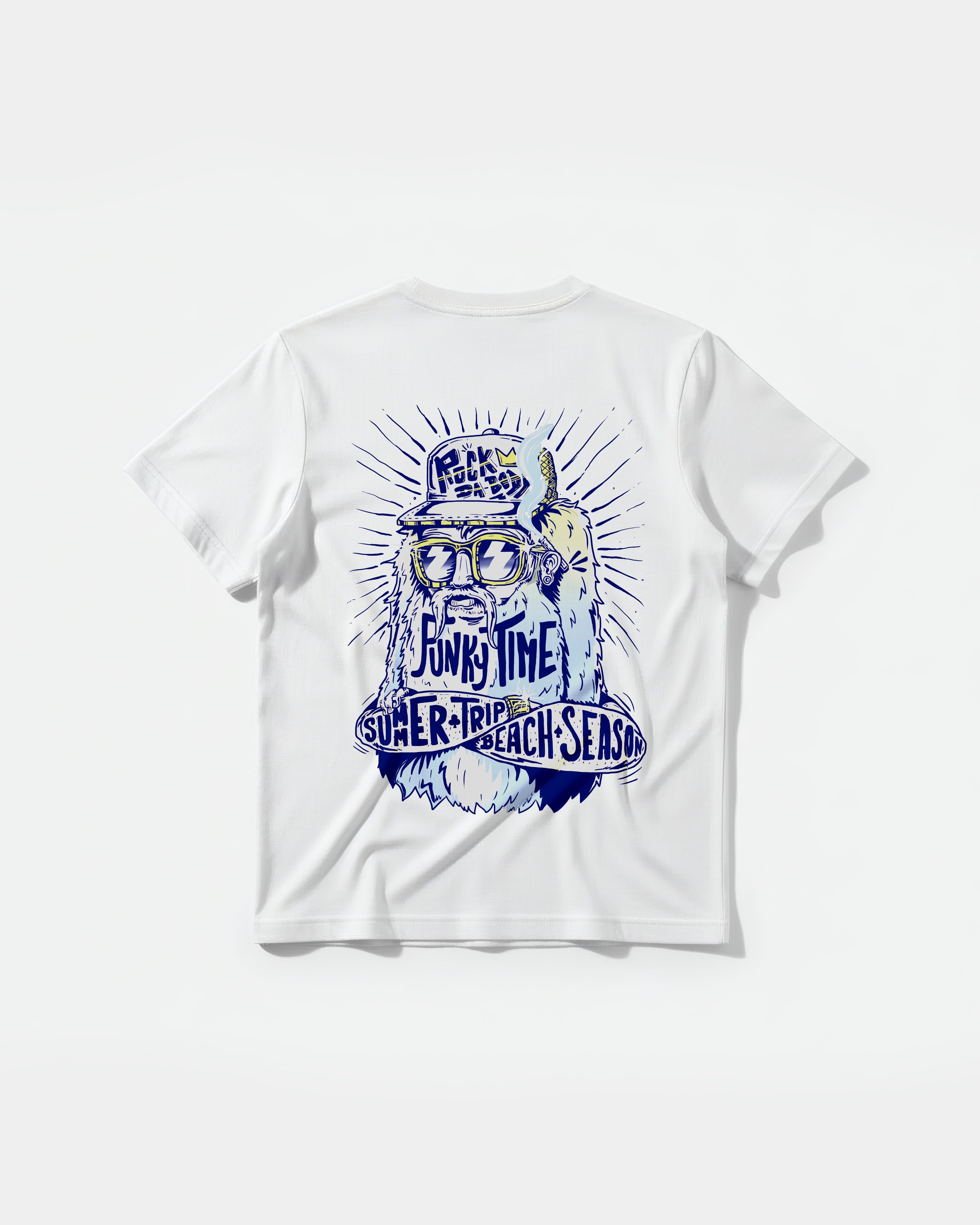 Camiseta Rock Da Body Pocket Espalda Regular Basic