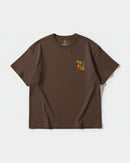 Camiseta Kawabonga Pocket Front Oversize Basic Marron