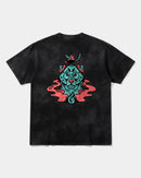Camiseta Oso Con Gorro Big Back Oversize Acid Negro
