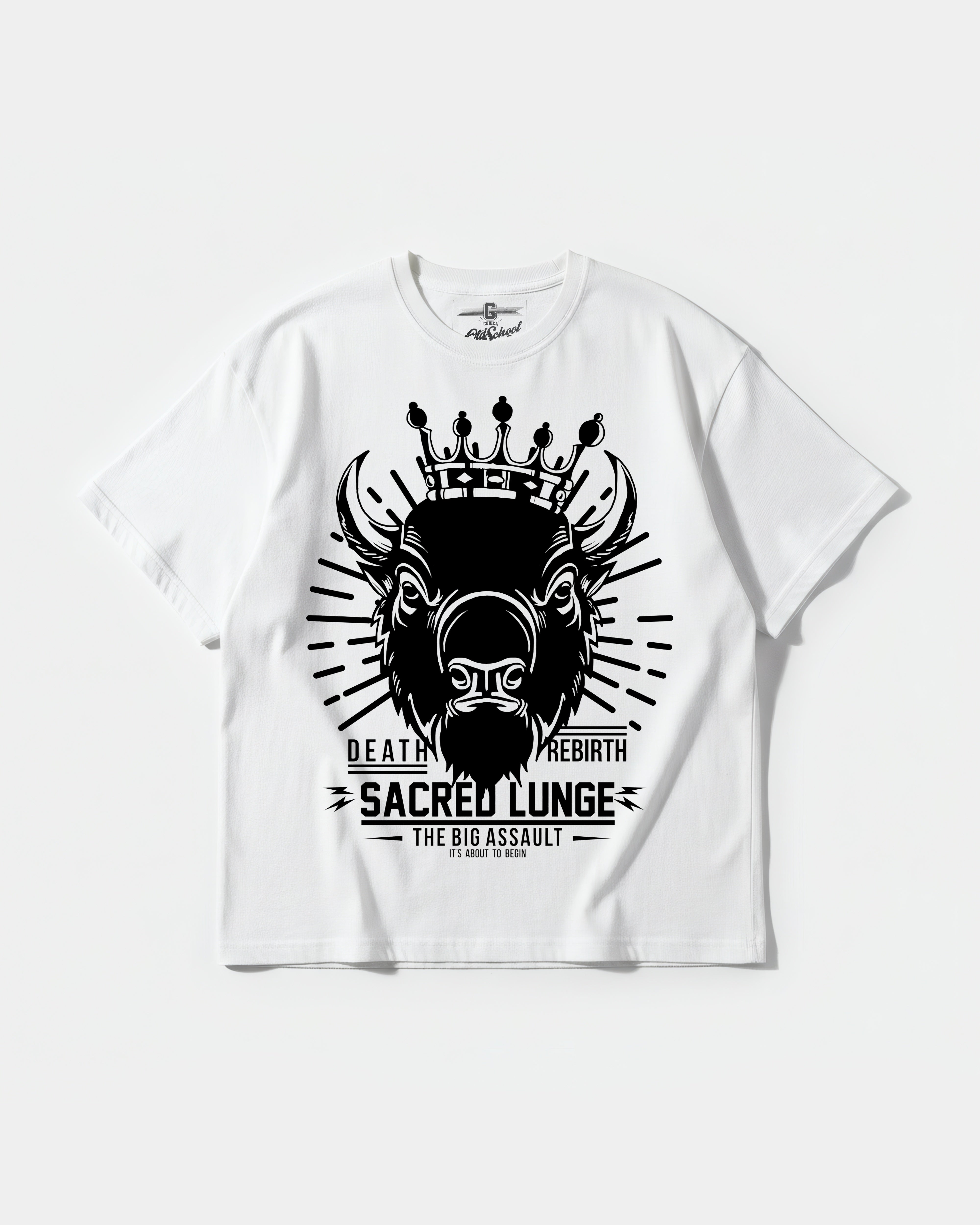 Camiseta Sacred Lunge Big Front Oversize Basic
