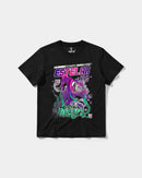 Camiseta Cubica Estelar Big Front Regular Basic Negro