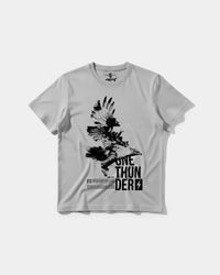 Camiseta One Thunder Big Front Regular Basic Gris
