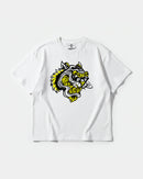 Camiseta Rockstar Tiger Big Front Oversize Basic Blanco