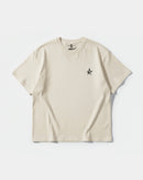 Camiseta Skull Tiger Pocket Front Oversize Basic Beige