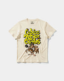 Camiseta Not For Chickens Big Front Regular Basic Beige