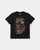 Camiseta The Savage Big Front Regular Basic Negro