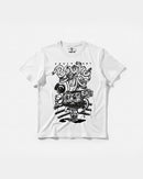 Camiseta Knockout Big Front Regular Basic Blanco