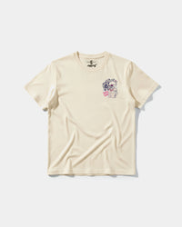 Camiseta Tropical Sound Pocket Front Regular Basic Beige