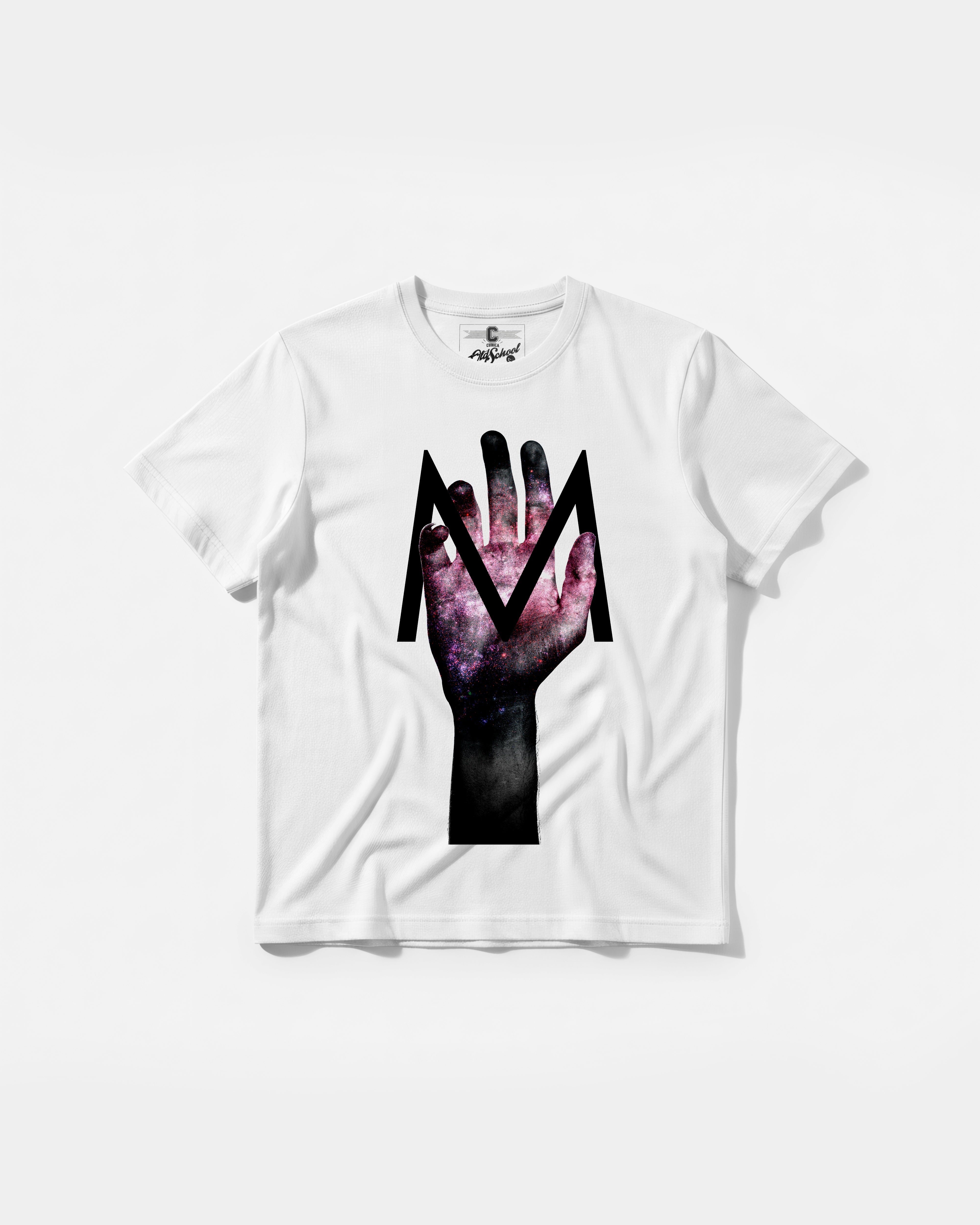 Camiseta Hands M Big Front Regular Basic