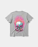 Camiseta Rise In Hell Pocket Front Regular Basic Gris