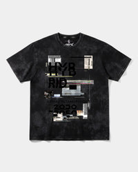 Camiseta Astral Big Front Oversize Acid Negro