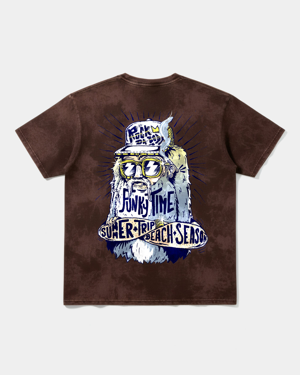 Rock Da Body Pocket Back Oversize Acid T-Shirt